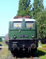 Die E 40 128 am 14.08.2010 im Rheinischen Industriebahn- Museum (RIM) in Kln.