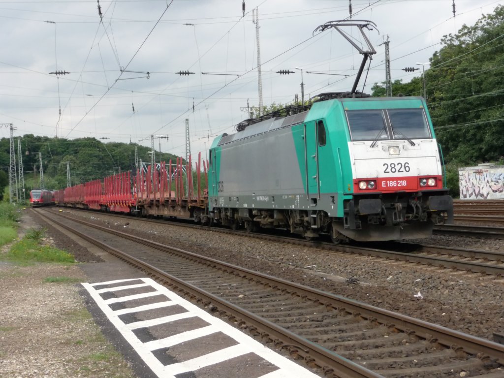 2826 (E186 218) der SNCB durchf�hrt am 08.08.2012.