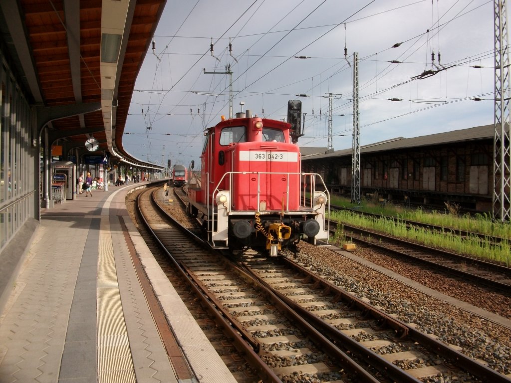 363 042 am 07.August 2010 in Stralsund.