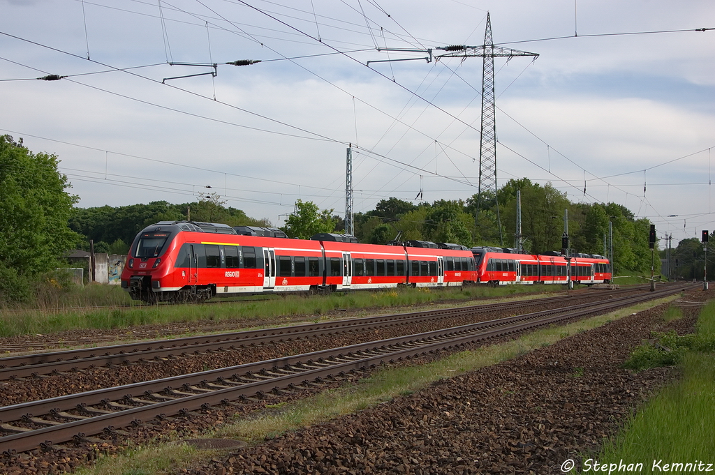 442 131-9 & 442 625-0 als RB21 (RB 18674) von Berlin Friedrichstra�e nach Wustermark in Satzkorn. 16.05.2013