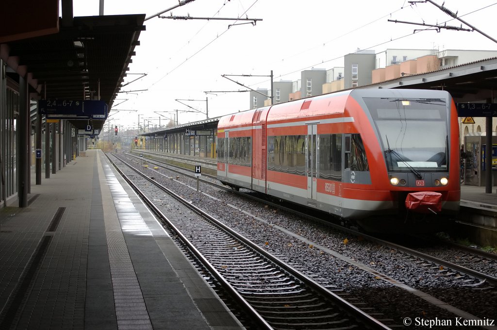 646 022-3 als RB22 (RB 28614) nach Berlin-Sch�nefeld Flughafen in Potsdam Hbf. 16.11.2010