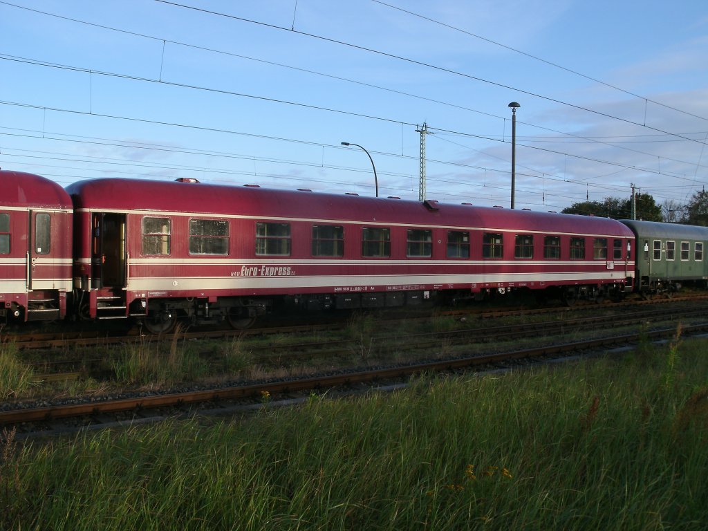 Abgestellter Am-Wagen im M�ller`s Saufzug,am 08.Oktober 2011,in Bergen/R�gen.R�ckfahrt ist am 09.Oktober 2011 gegen Mittag von Binz.