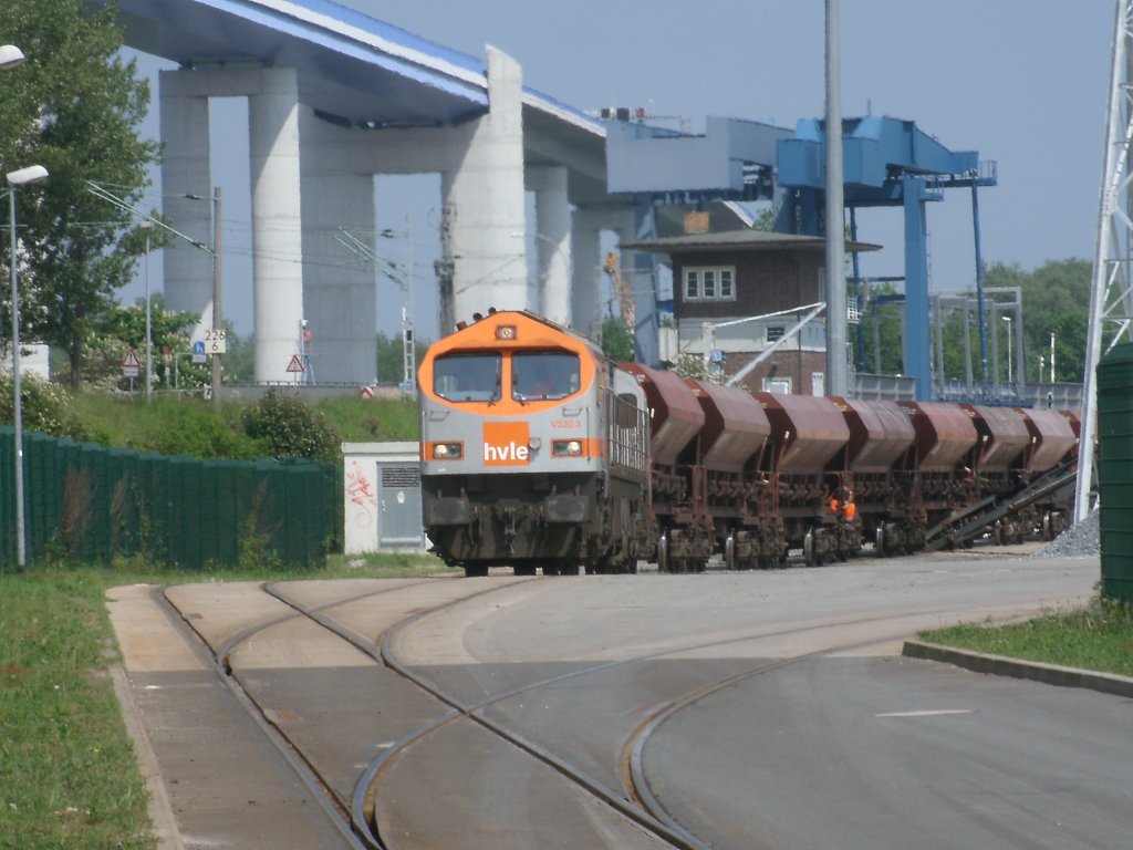 Am 21.Mai 2011 weilte im Stralsunder S�dhafen der hvle-Tiger V330.3.