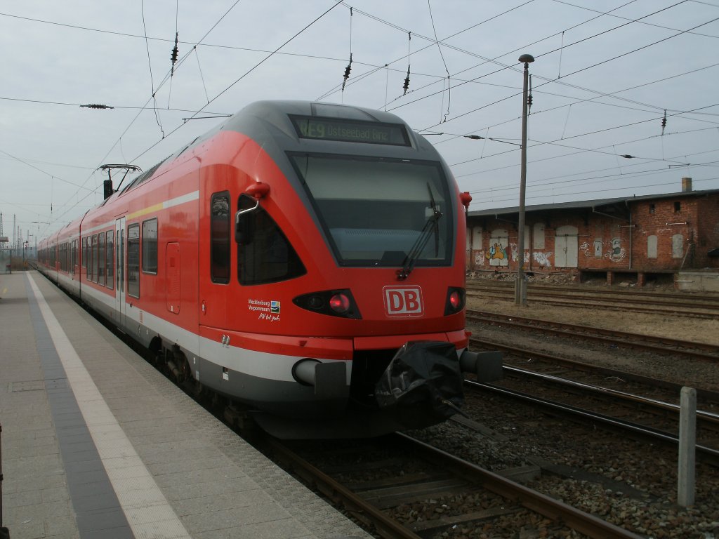 Auch der Lokf�hrer vom 429 026 fuhr am 25.Februar 2011 nach zwei Stunden erst weiter.