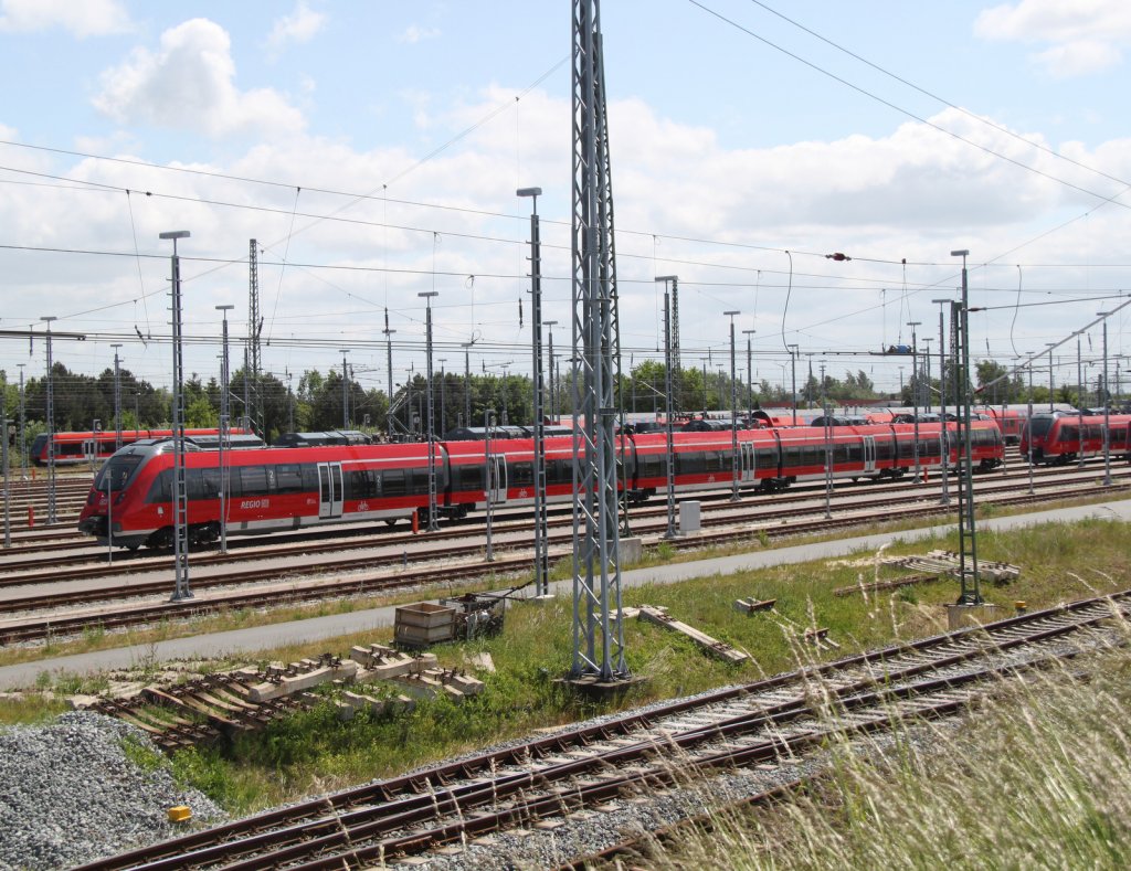 DB-Regio Hamster zu Gast im BW Rostock Hbf.01.06.2012