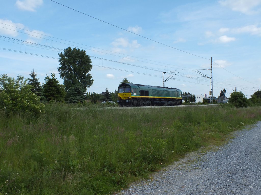DE67 von Ascendos (ehem. CBRail) durchf�hrt am 3.6.13 Langenfeld-Richrath