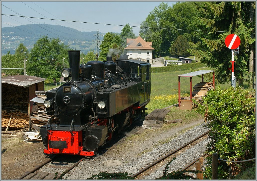 Die schne Mallet 105 in Chaulin.
27. Mai 2012