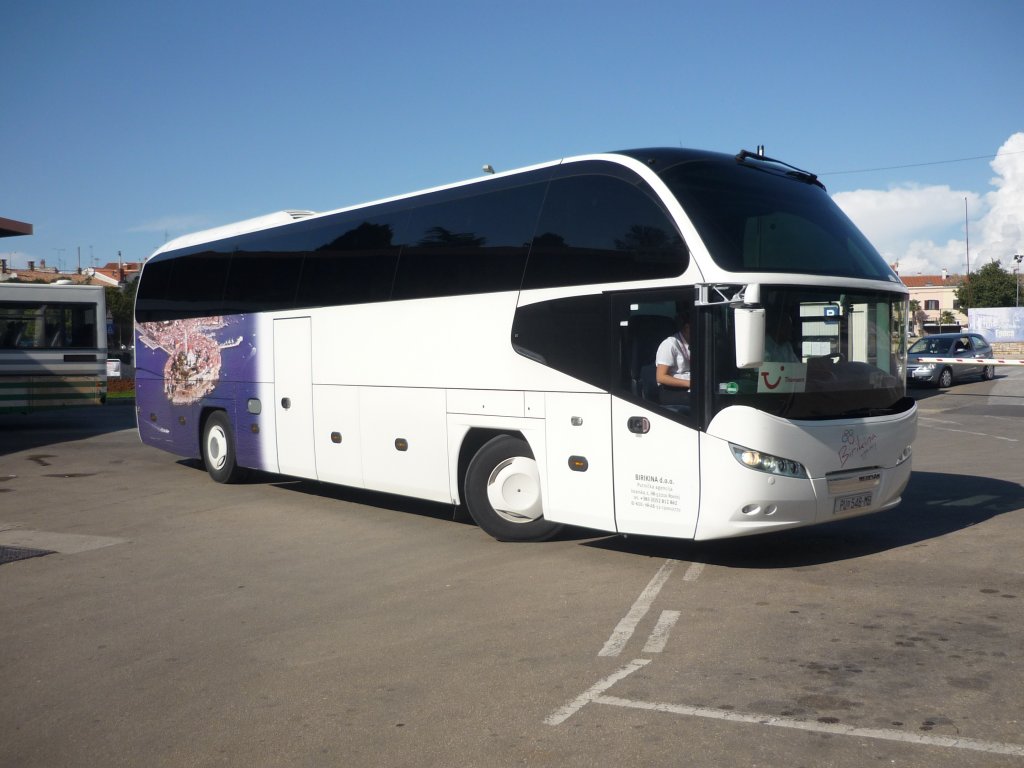 Ein sch�ner Neoplan- Cityliner in Opatija /Kroatien. im Okt. 2012