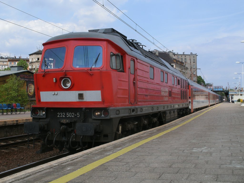 Einfach sch�n die Ludmila.Am 14.Mai 2011 stand 232 502 in Szczecin Glowny.