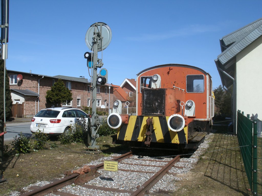 In M�lschow(Usedom)steht diese K� 0247.Aufgenommen am 06.April 2013.