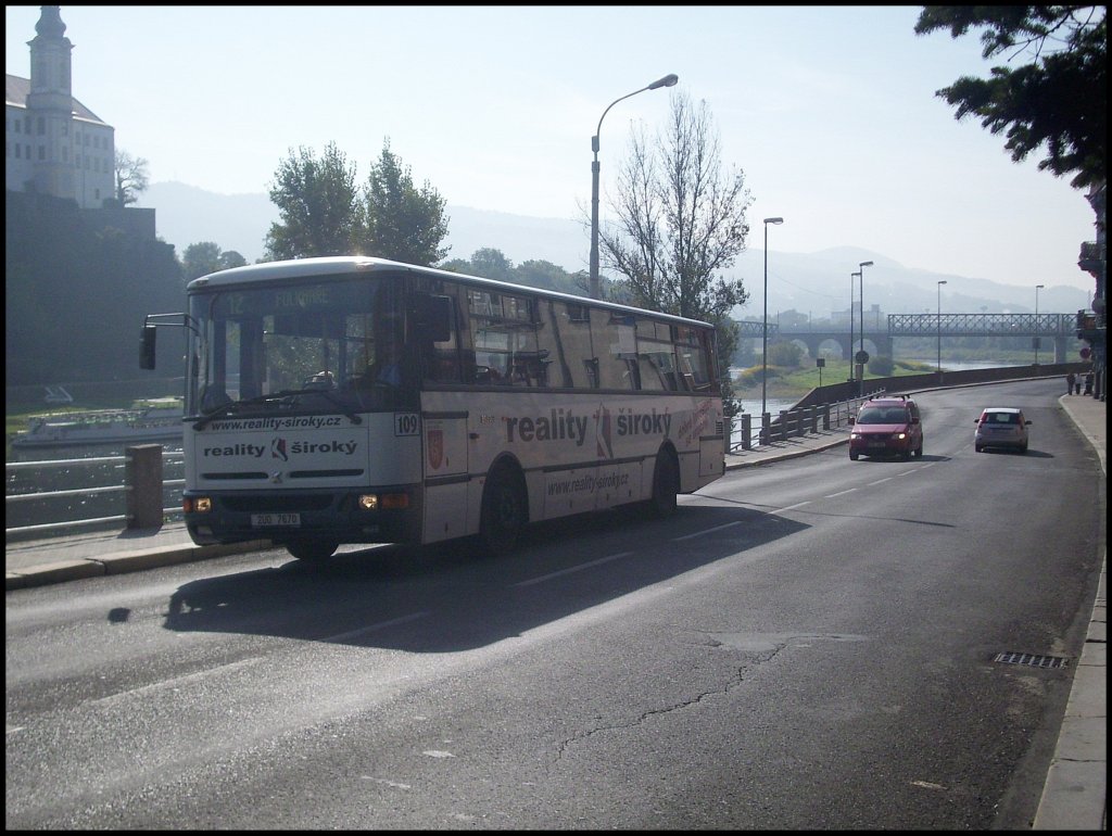 Karosa von Dopravni podnik mesta Decina a.s. in Dĕč�n.