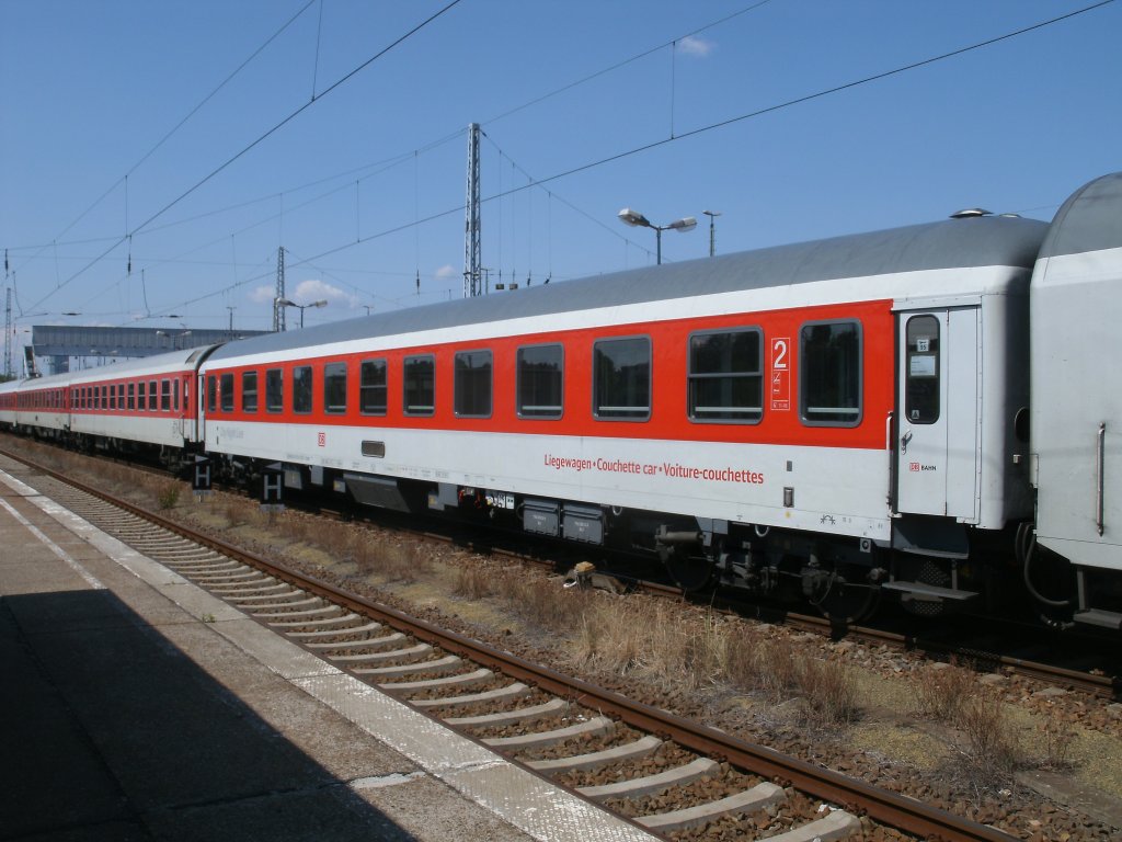 Liegewagen Bvcmz im CNL Paris Est-Berlin S�dkreuz,am 12.Juni 2011,in Berlin Lichtenberg.