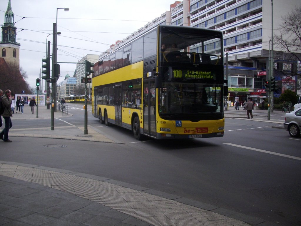 MAN Lion's City DD der BVG in Berlin.

