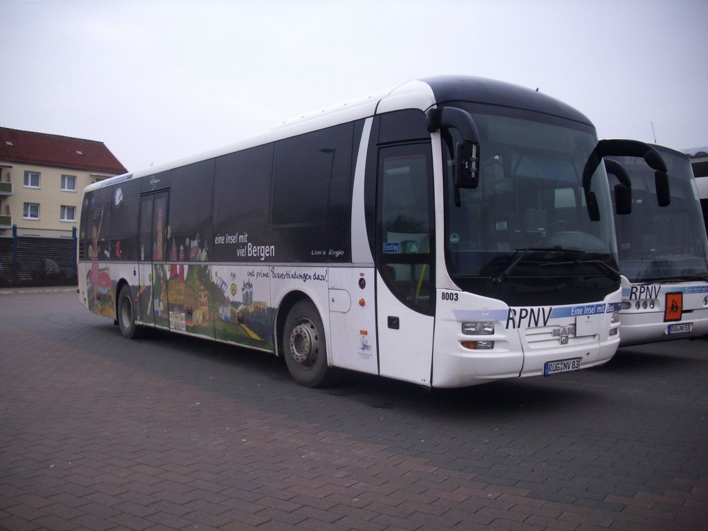 MAN Lion's Regio der RPNV in Bergen.


