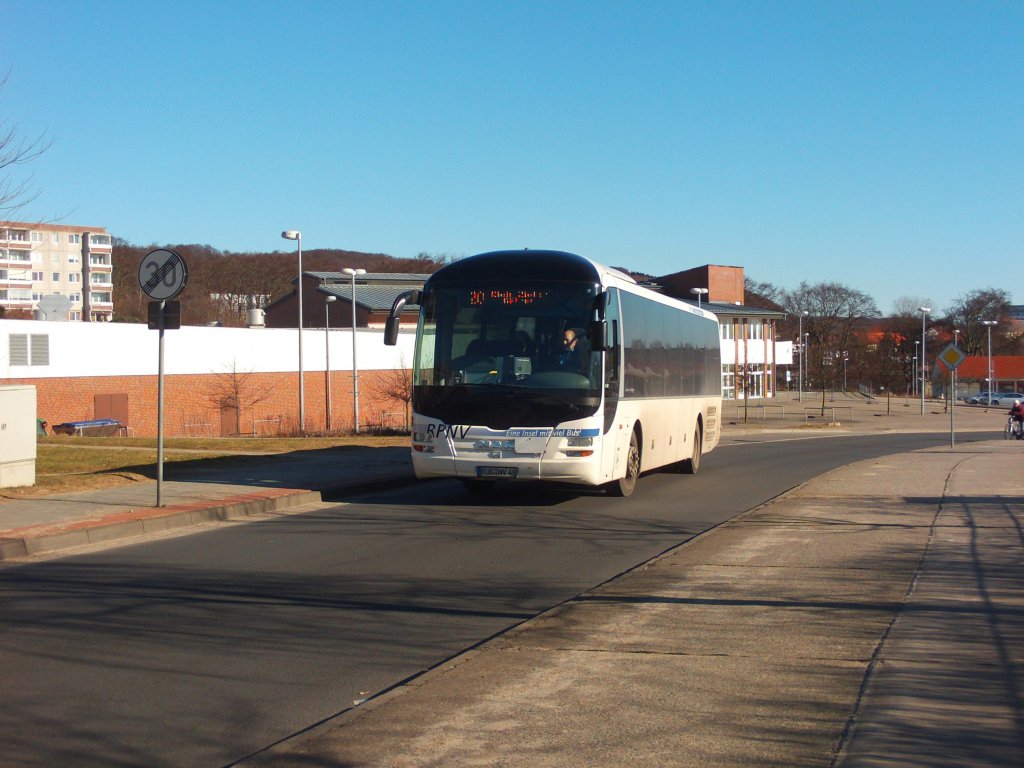 MAN Lion's Regio der RPNV in Sassnitz. 

