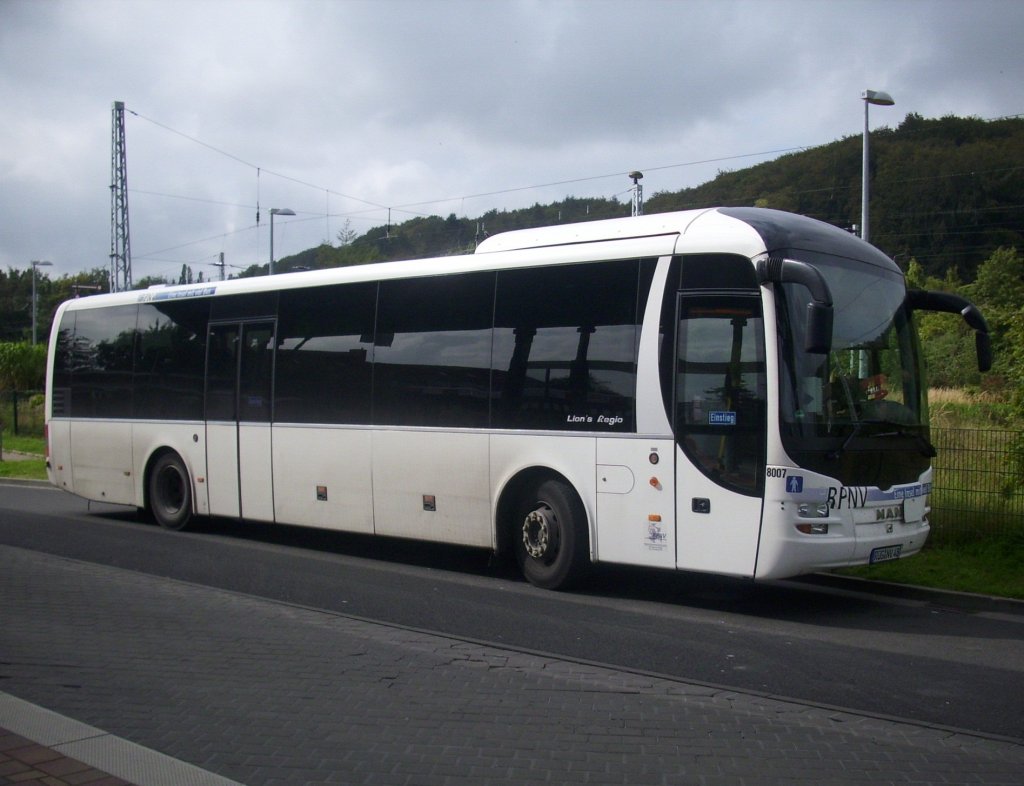 MAN Lion's Regio der RPNV in Sassnitz.
