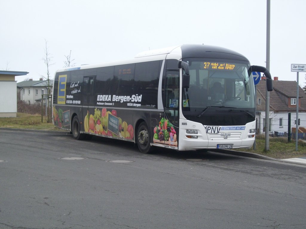 MAN Lion's Regio der RPNV in Sassnitz.

