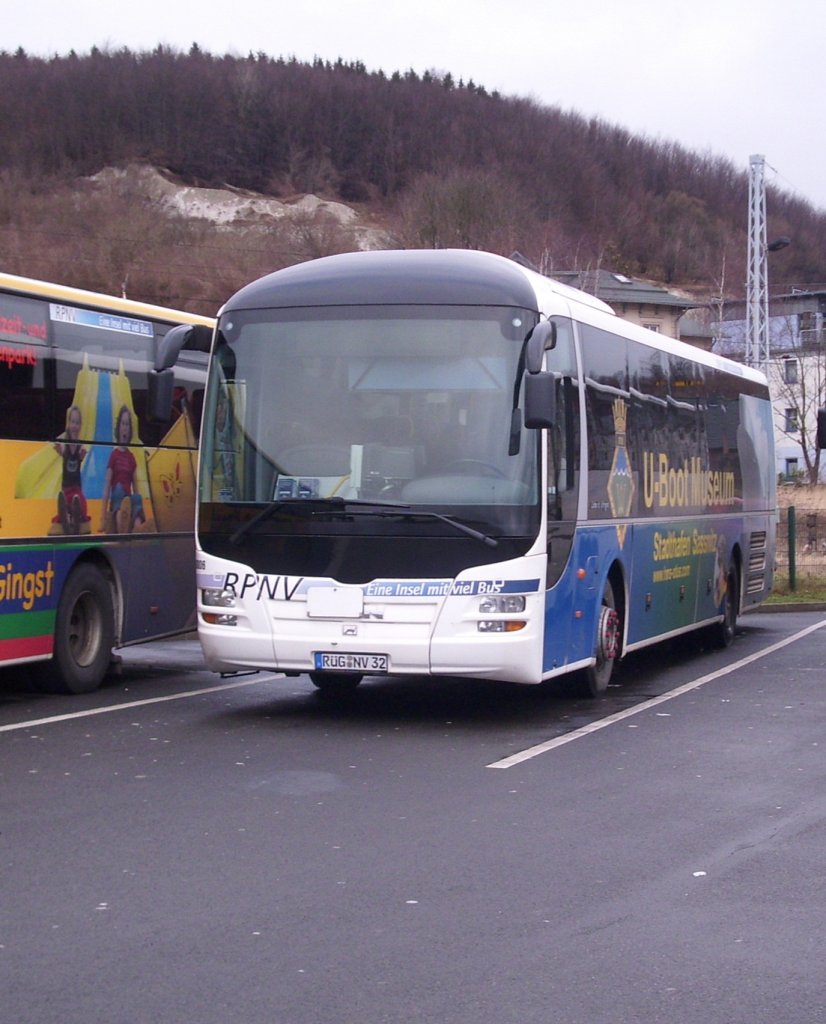 MAN Lion's Regio der RPNV in Sassnitz. 

