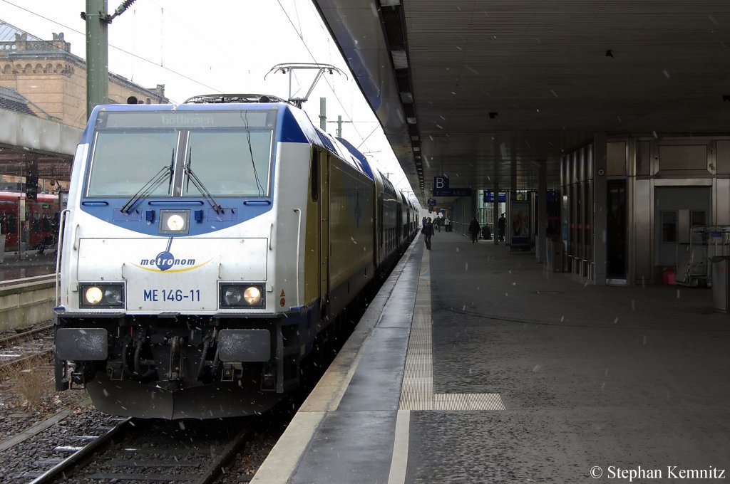 ME 146-11  Einbeck  (146 511-1) als ME 80837 nach G�ttingen in Hannover Hbf. 26.11.2010