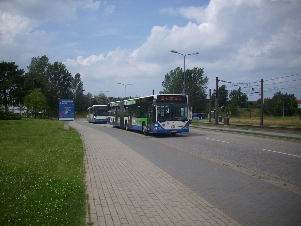 Mercedes Citaro I der Rostocker Stra�enbahn AG in Rostock. 

