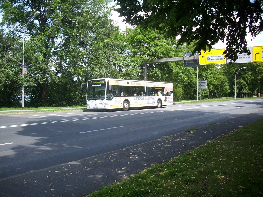 Mercedes Citaro I der Stadtwerke Stralsund in Stralsund.

