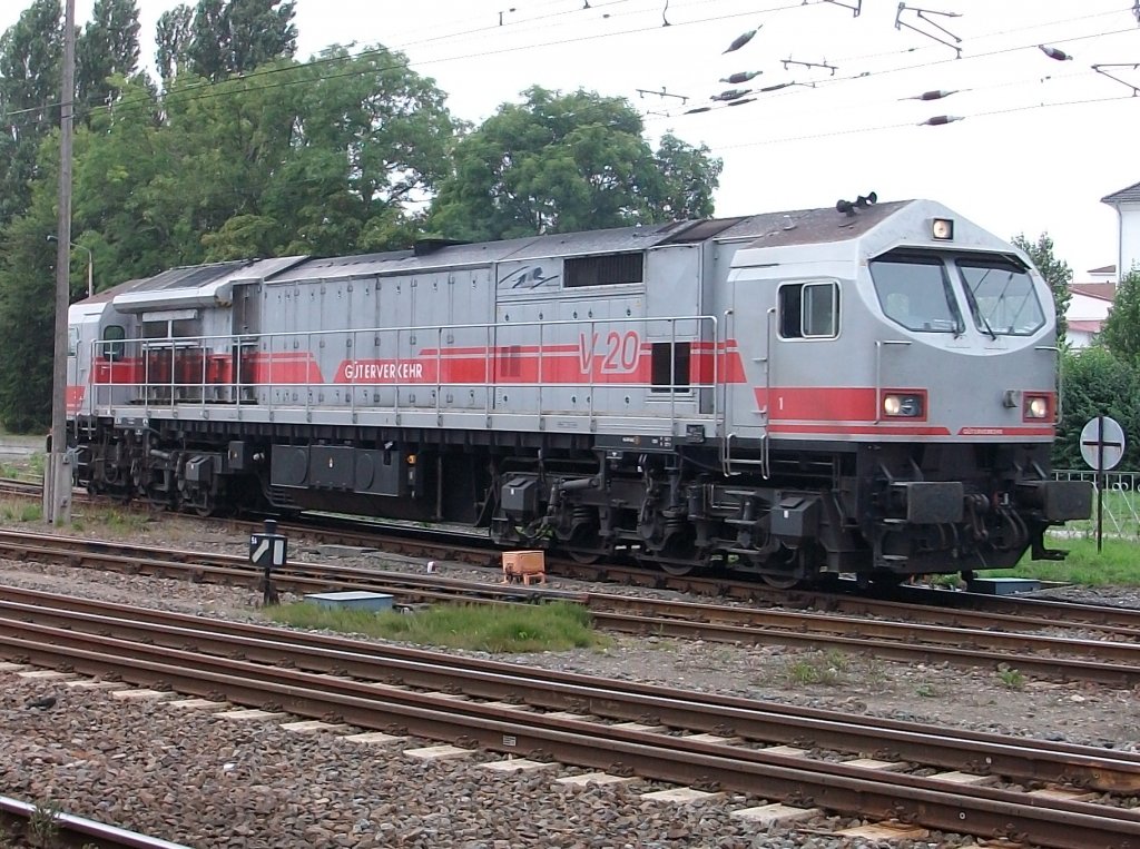 Mit Ohrenbet�ubenden Krach unterwegs am 23.August 2010 in Bergen/R�gen der Tiger V20 von der MKB.
