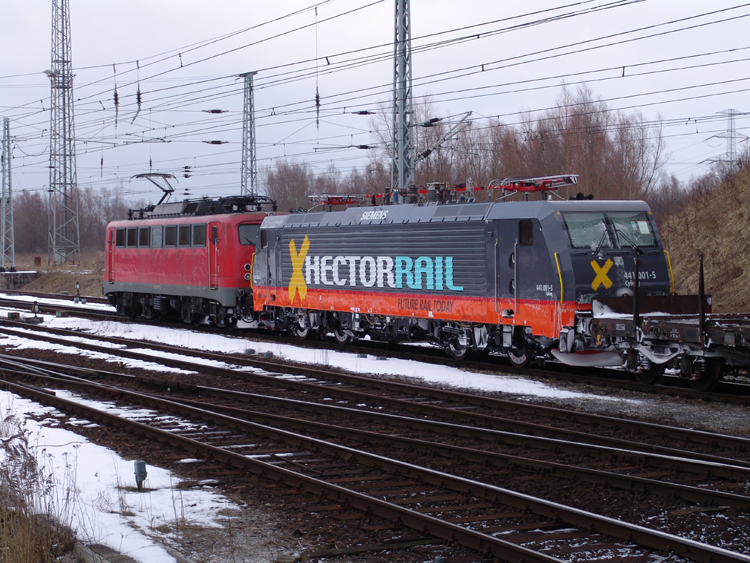 Nachschuss auf die berfhrung im Rostocker Seehafen am 11.03.07