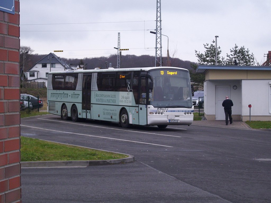 Neoplan Euroliner der RPNV in Sassnitz. 

