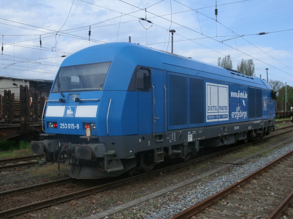 PRESS Eurorunner 253 015-8,am 11.Mai 2012,in Bergen/R�gen.
