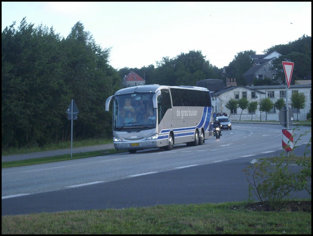 Scania Irizar von de graa busser aus D�nemark in Lietzow.