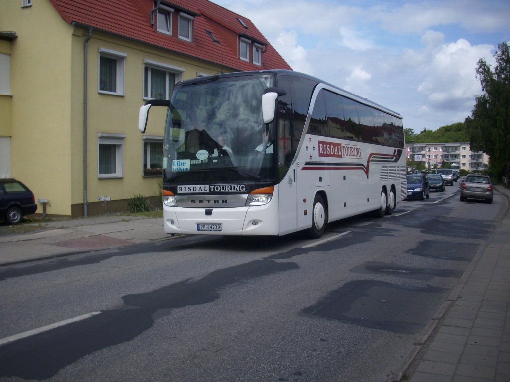 Setra 416 HDH von Risdal Touring aus Norwegen in Bergen.