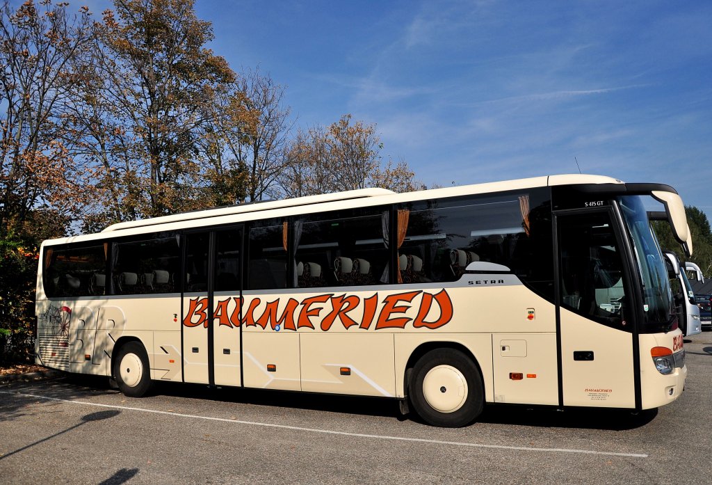 SETRA S415 GT von BAUMFRIED Reisen aus Ober�sterreich am 23.9.2012 in Krems an der Donau gewesen.