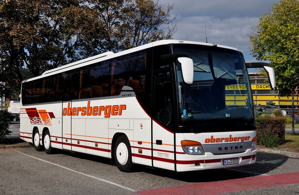 SETRA S416 GT-HD von OBERSBERGER Reisen aus Deutschland.Krems,September 2012.