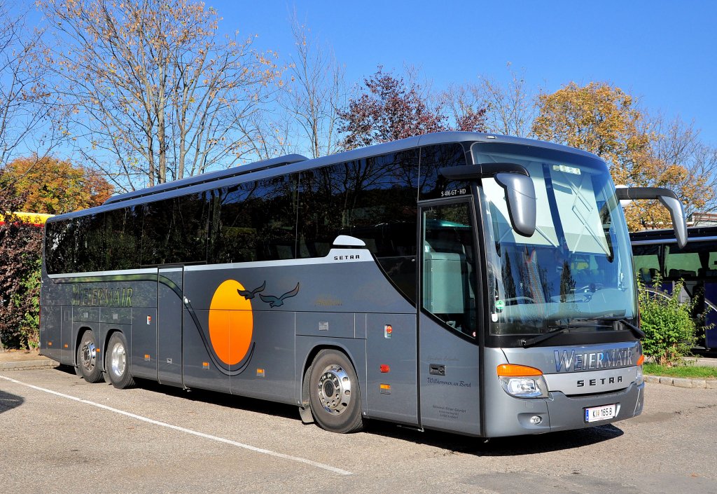 SETRA S416 GT-HD von WEIERMAIR Reisen aus Ober�sterreich,Krems,Oktober 2012.