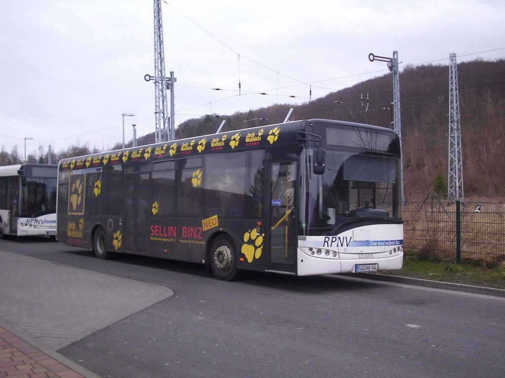 Solaris Urbino 12 der RPNV in Sassnitz. 
