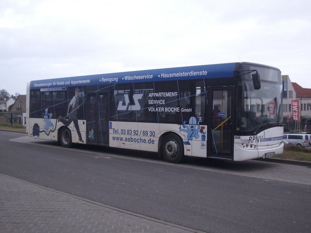 Solaris Urbino 12 der RPNV in Sassnitz. 

