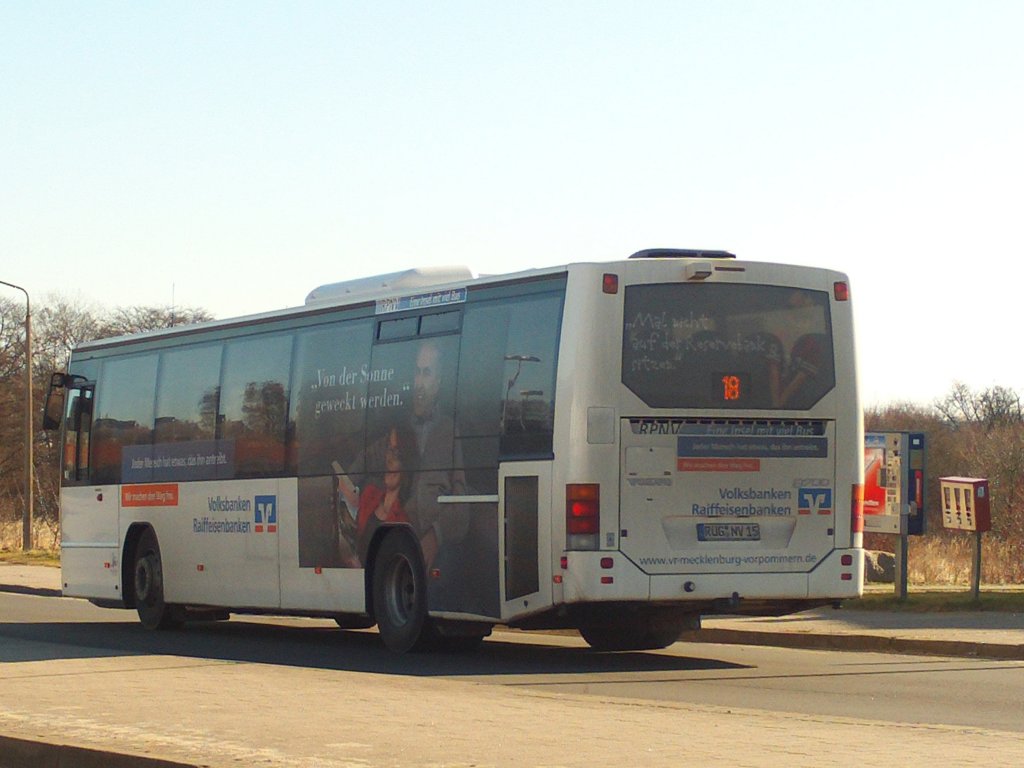 Volvo 8700 der RPNV in Sassnitz. 

