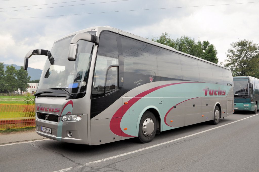 VOLVO 9700 von FUCHS Reisen aus sterreich bei der Airpower13 in Zeltweg/28.6.2013.