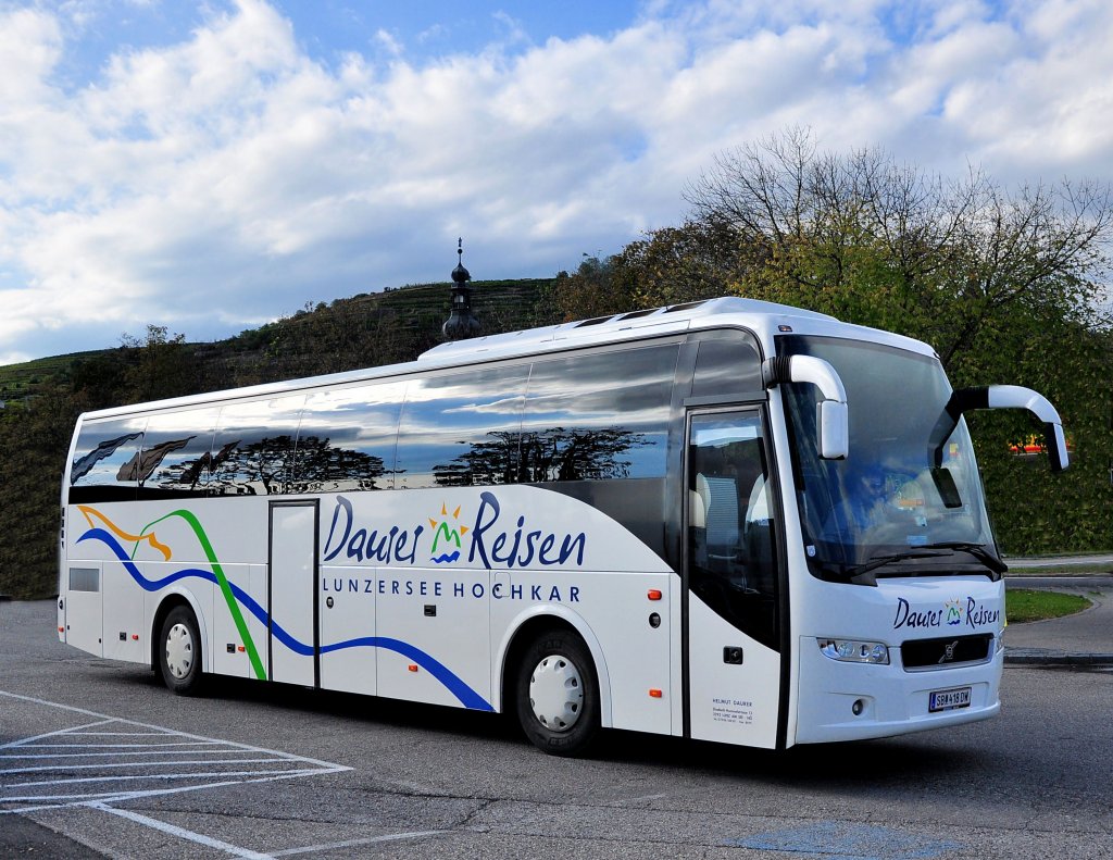 VOLVO 9700 von Manfred DAURER Reisen aus Nieder�sterreich im September 2012 in Krems gesehen.