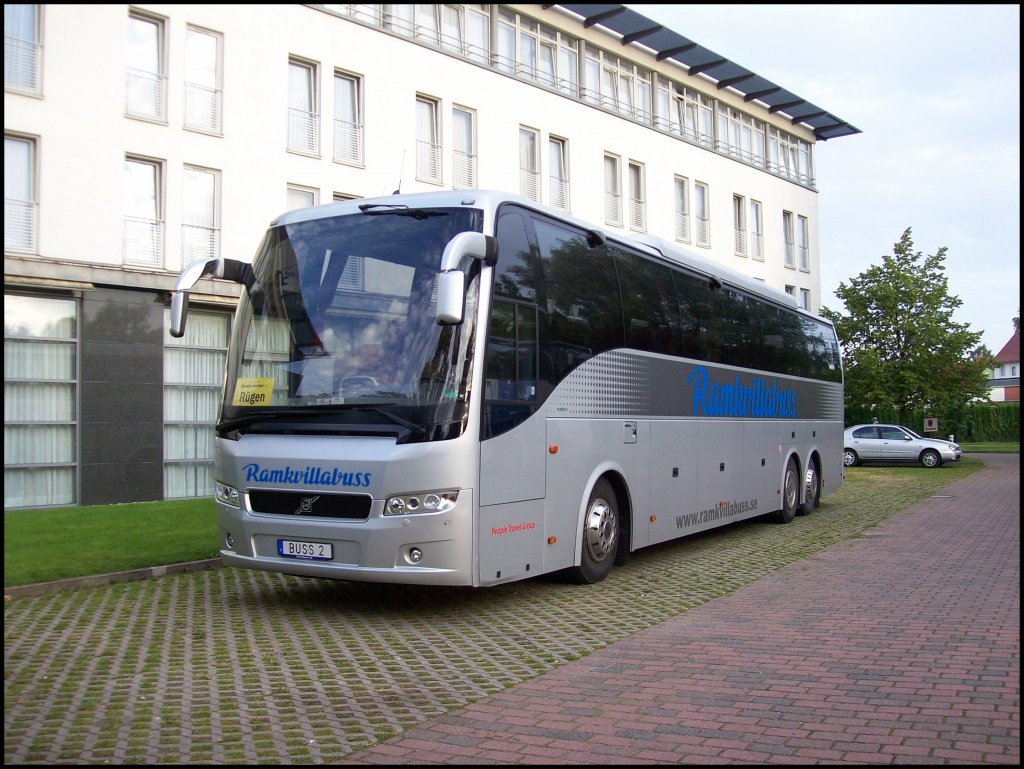 Volvo 9700 von Ramkvillabuss aus Schweden in Bergen.