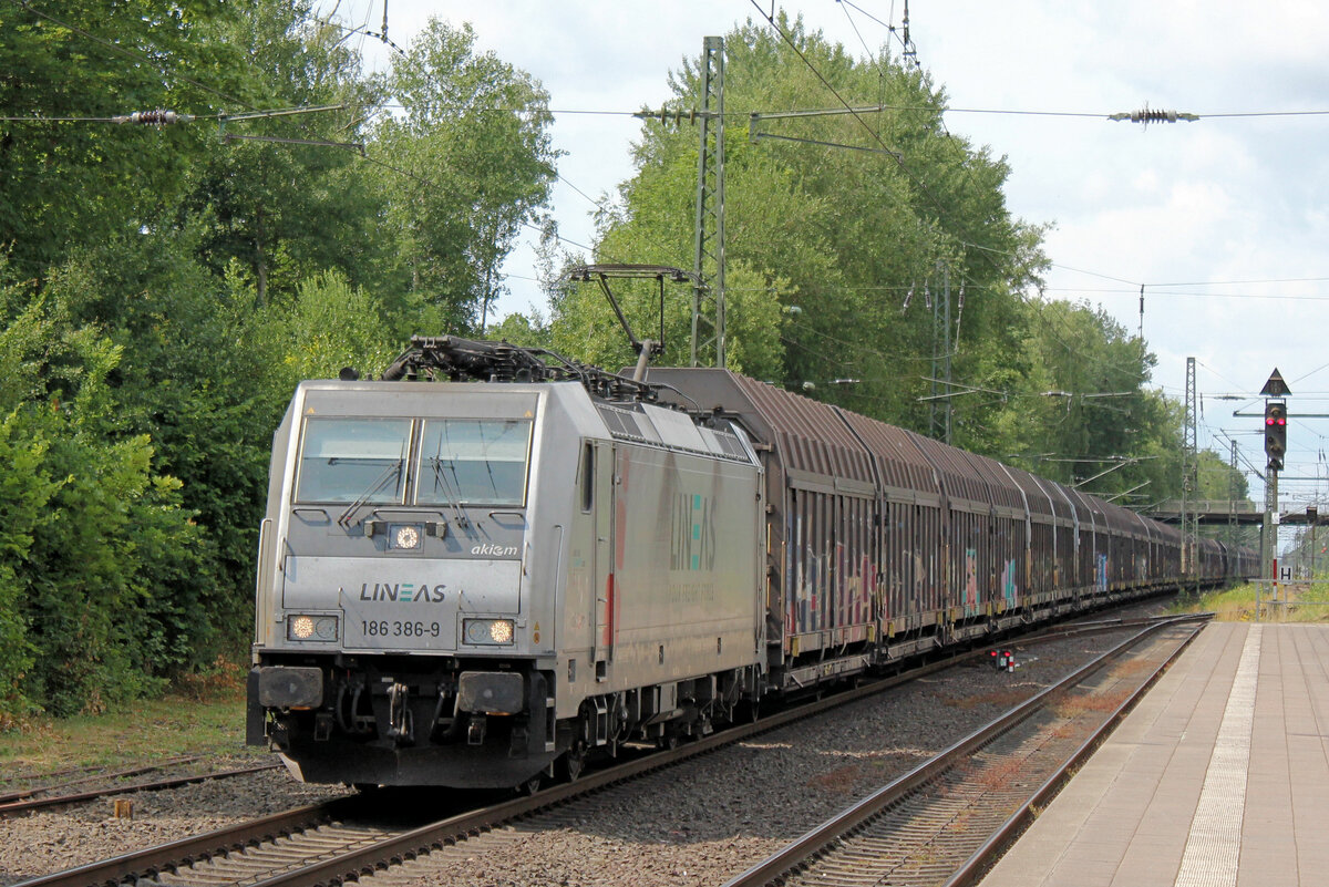 186 386-9 am 30.06.2023 in Tostedt.