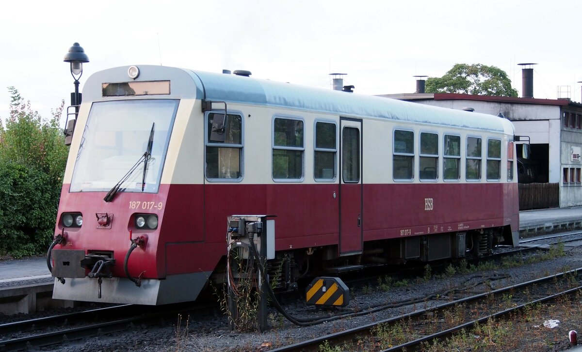 187 017-9 der HSB in Werningerode am 25.07.2019.