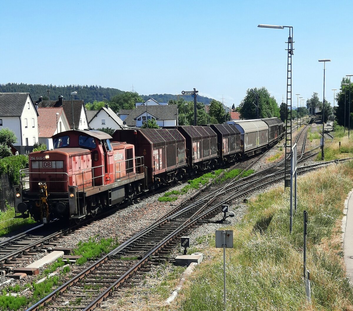 294 646-5 in Vöhringen am 23.06.2022.