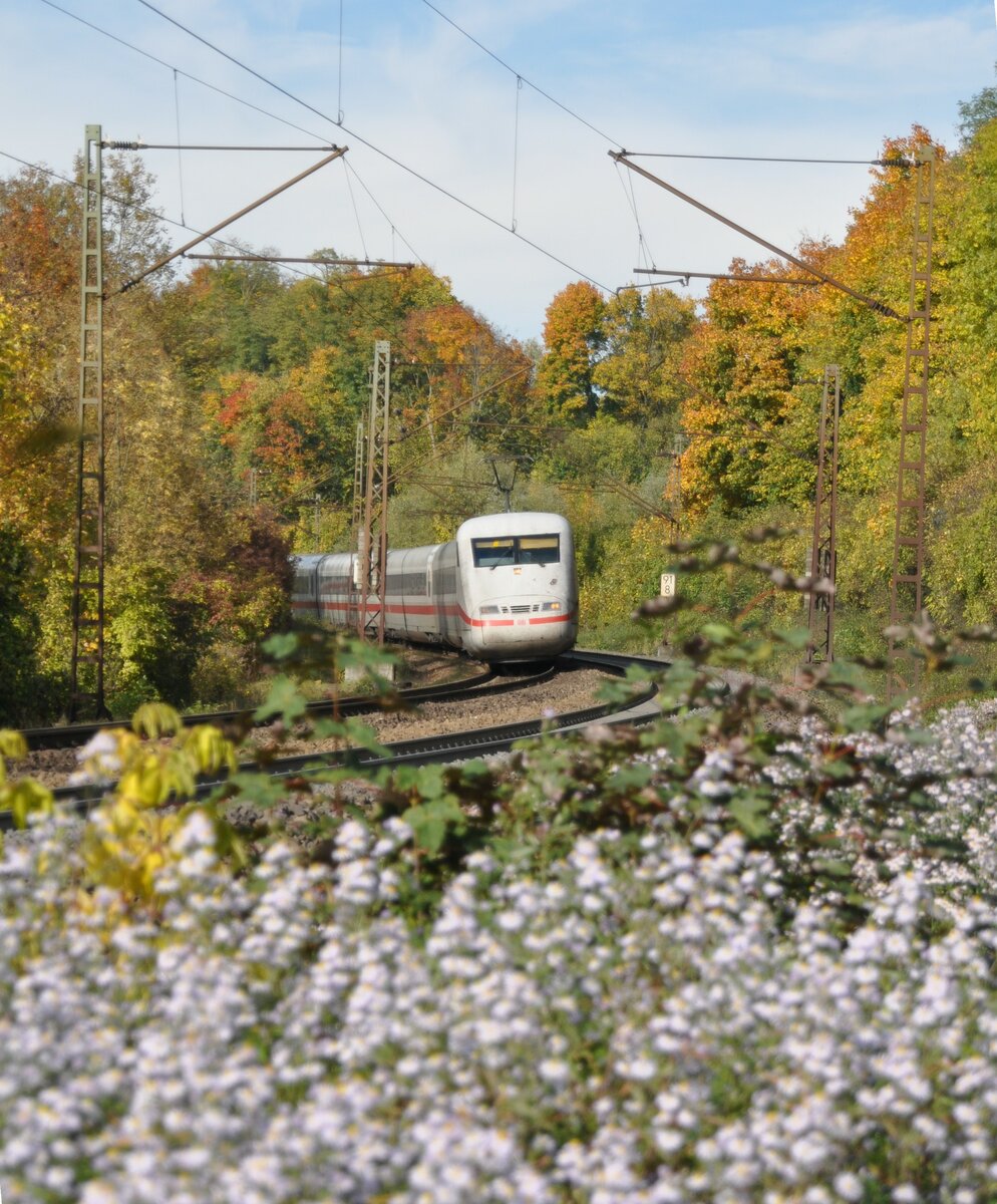 401 002-1 ICE 1 in Ulm am 18.10.2012.