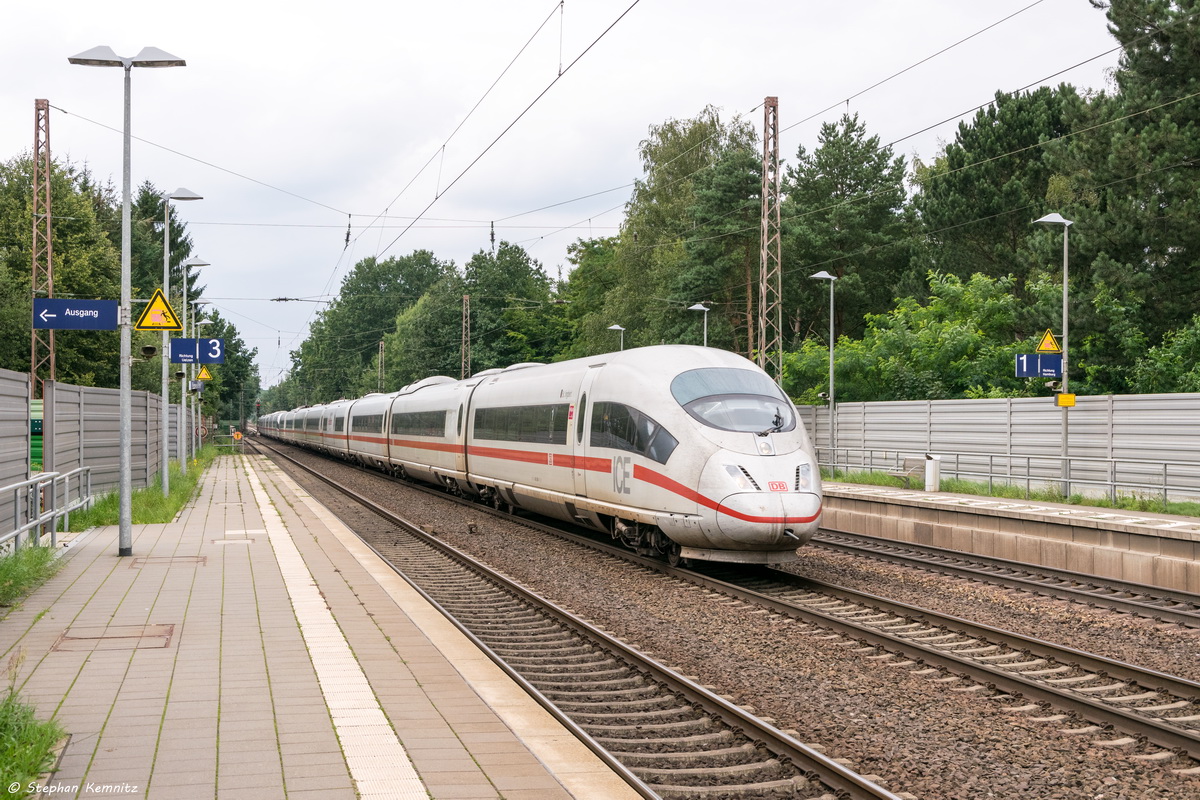 403 058-1  St. Ingbert  & 403 004-5  München  als ICE 881 von Hamburg-Altona nach Nürnberg Hbf in Bienenbüttel. 04.09.2015