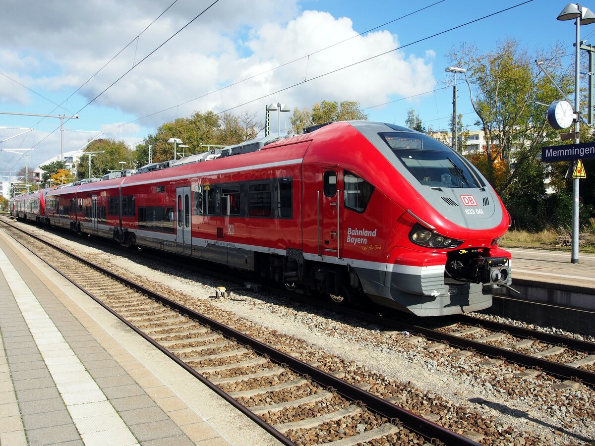 633 041 Pesa Link in Memmingen am 23.10.2021.