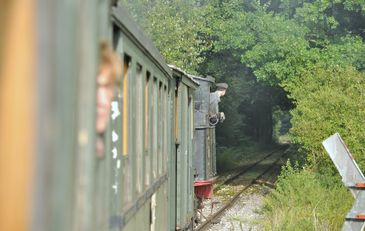 99 7203 auf dem Weg von Oppingen nach Amstetten am 11.09.2022.