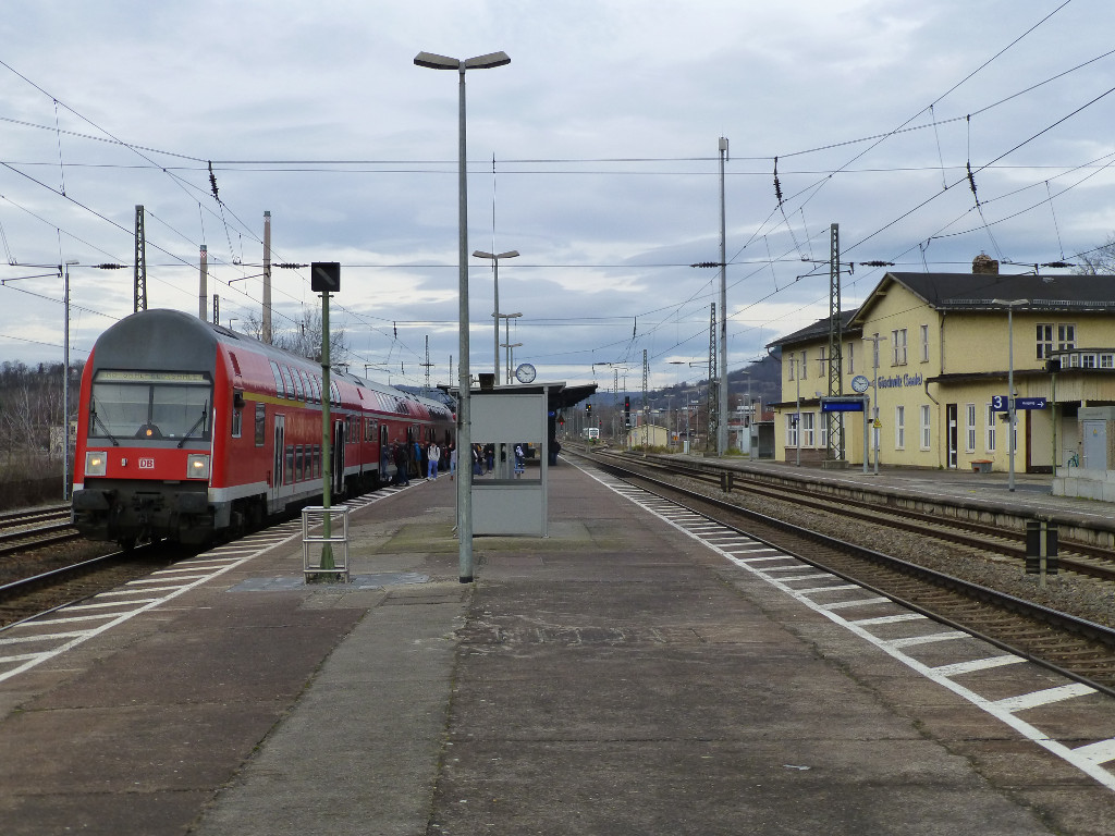 Am 9. Januar '14 h�lt diese Dosto-RB nach Saalfeld(S) in Jena G�schwitz.