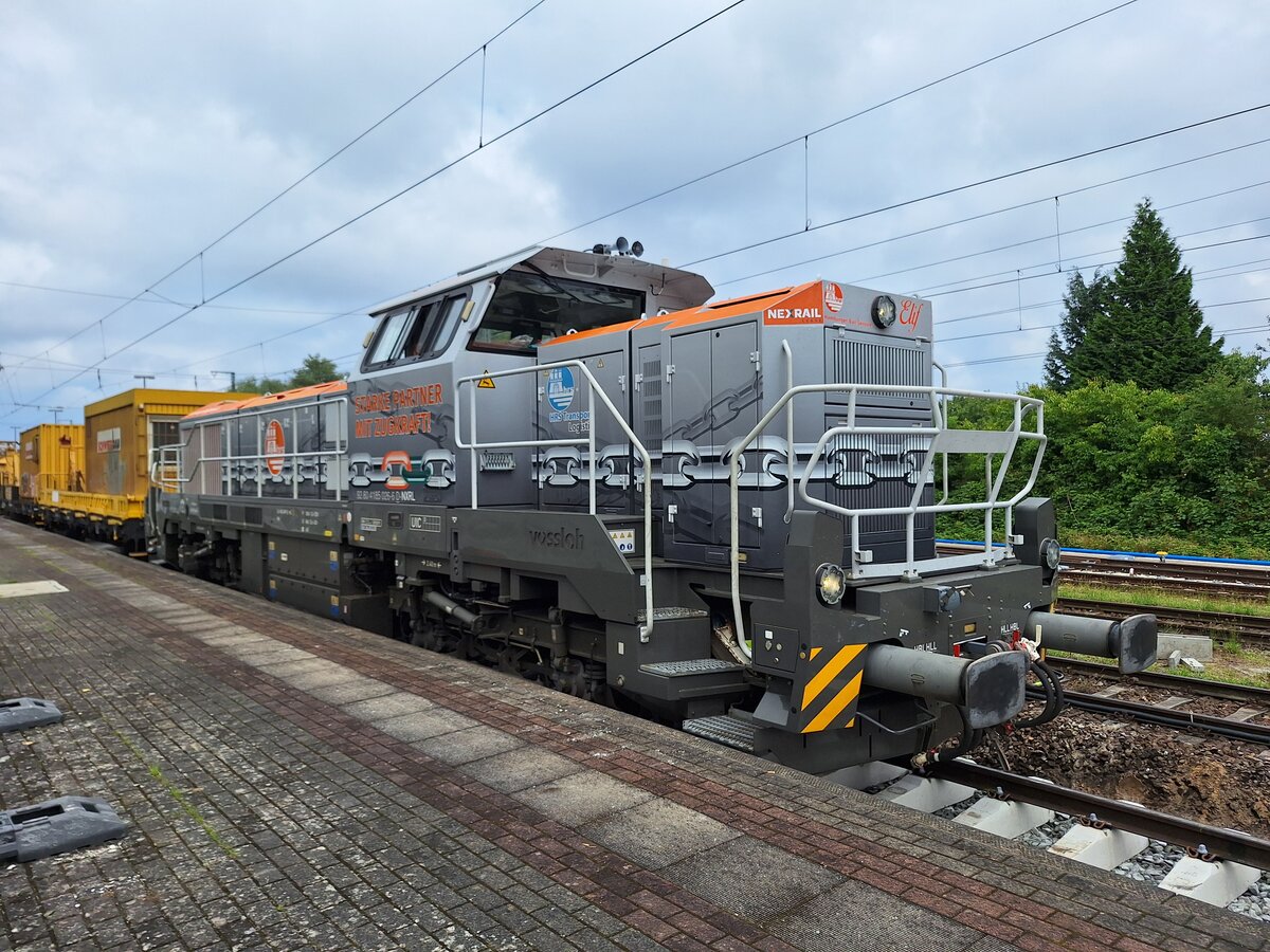 Am Nachmittag gab es in Rostock-Bramow meine aller 1. DE 18 von Vossloh.25.07.2025