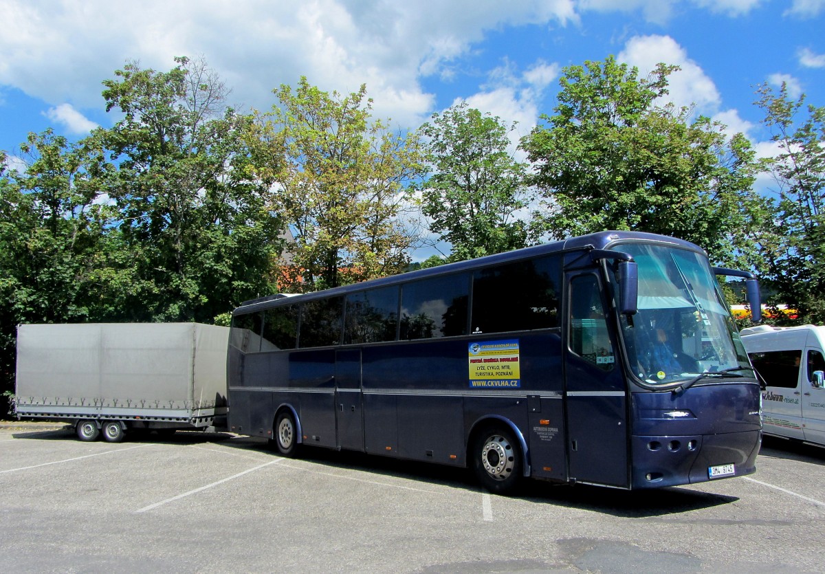 BOVA aus der CZ mit Radanh�nger am 22.Juni 2014 in Krems gesehen.